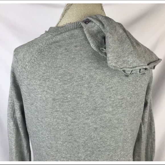 Anthropologie Moth Winter Lei Long Ruffle Cardigan - Picture 10 of 12